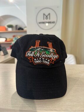 Vintage San Francisco Giants Hat 1960-1999 Pacific Bell “Tell It Goodbye” EUC